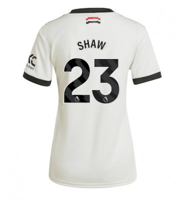 Manchester United Luke Shaw #23 Replika Tredjetrøje Dame 2024-25 Kortærmet